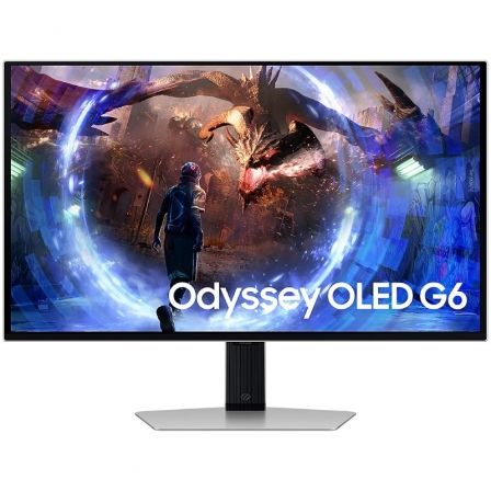 Samsung Odyssey OLED G6 S27DG600SU 27 pulgadas QHD 360 Hz Plata Samsung Odyssey OLED G6 S27DG600SU 27 pulgadas QHD 360 Hz Plata